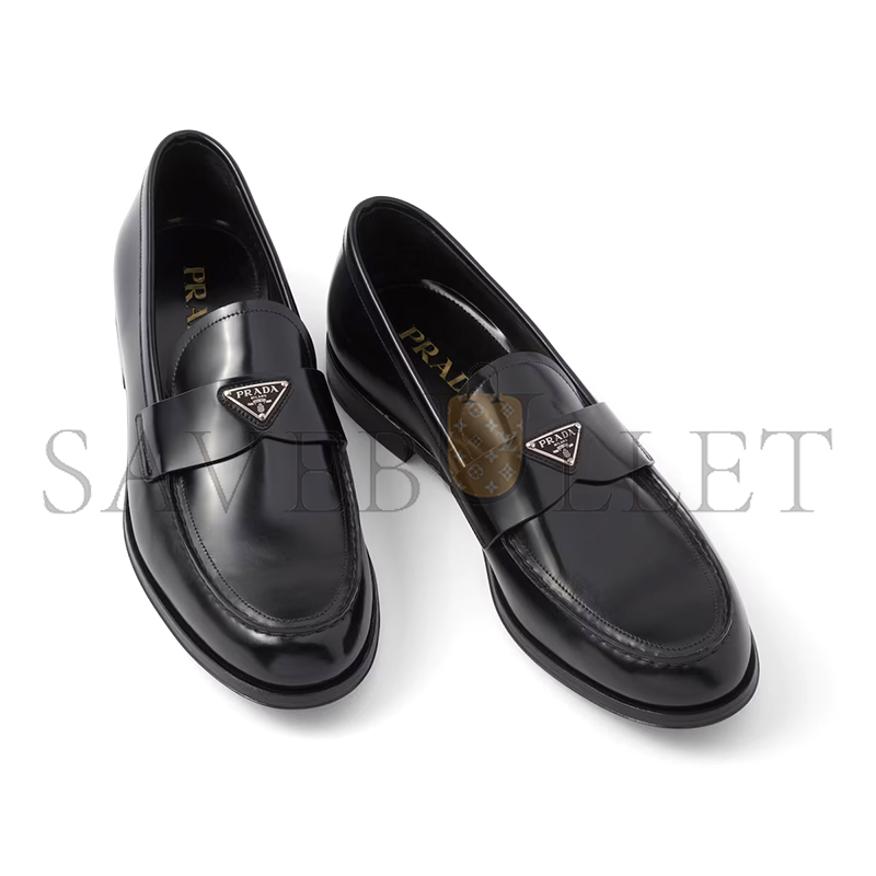 Pra*a brushed leather loafers 2db205